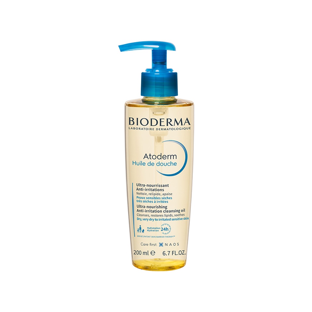 Bioderma      Atoderm Vaj dushi për lëkura të thata