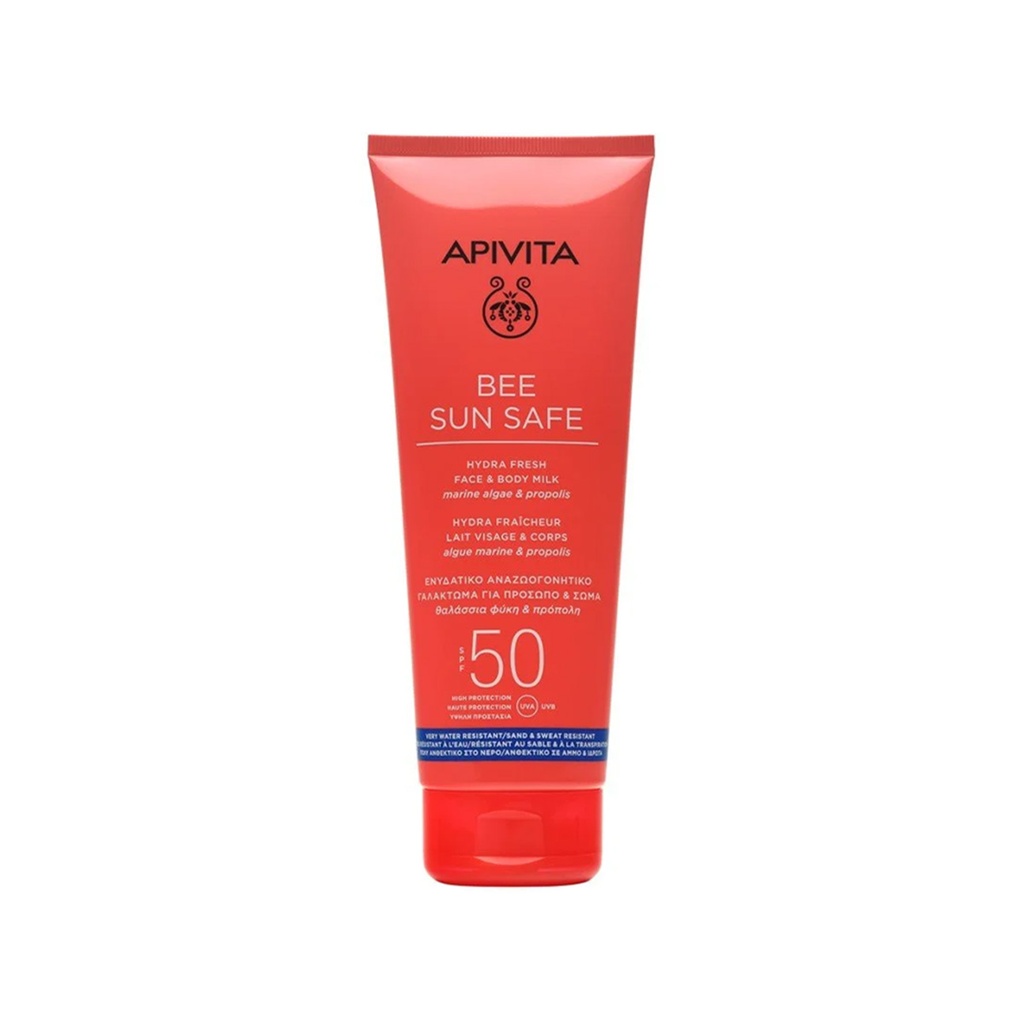 Apivita      Bee Sun Safe Hydra Fresh Face & Body Milk (SPF 50)