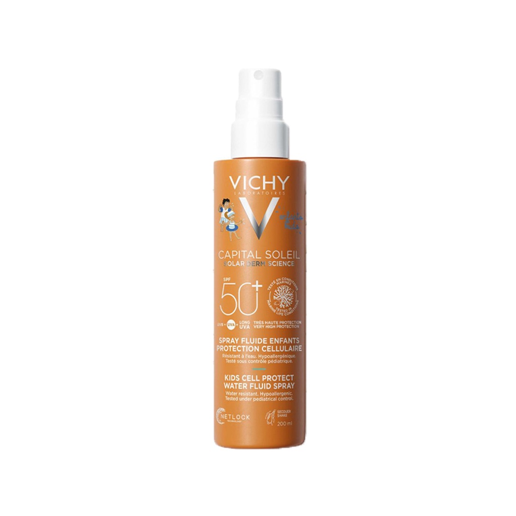Vichy      Capital Soleil Invisible Fluid Spray për fëmijë (SPF 50+)