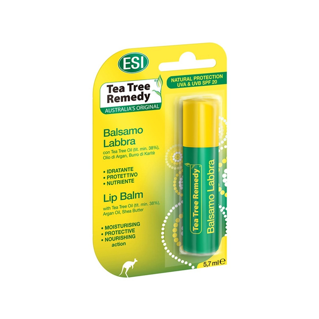 Esi      Balsam për buzët me Tea Tree oil