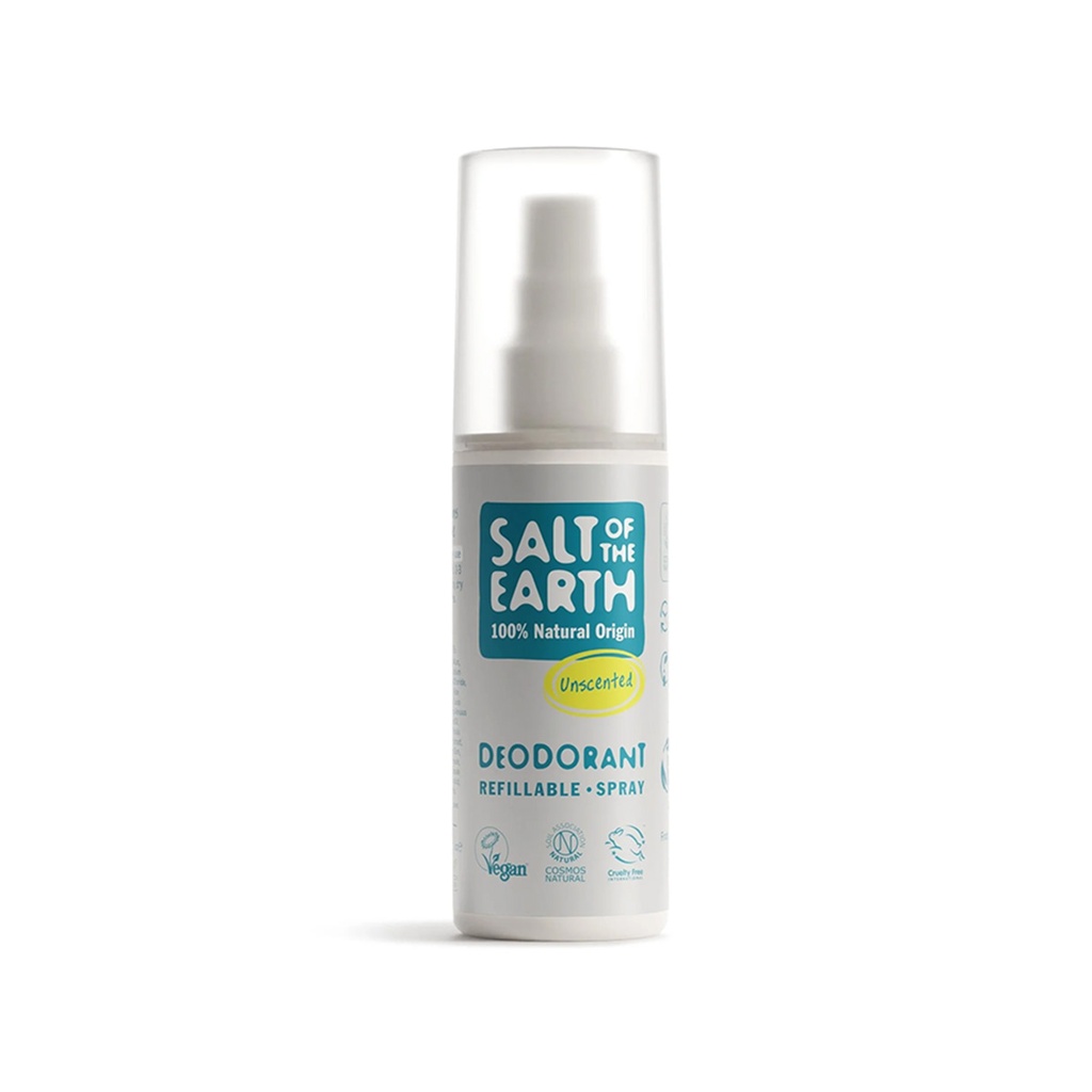 Salt of the Earth      Unscented Natural Deodorant Spray
