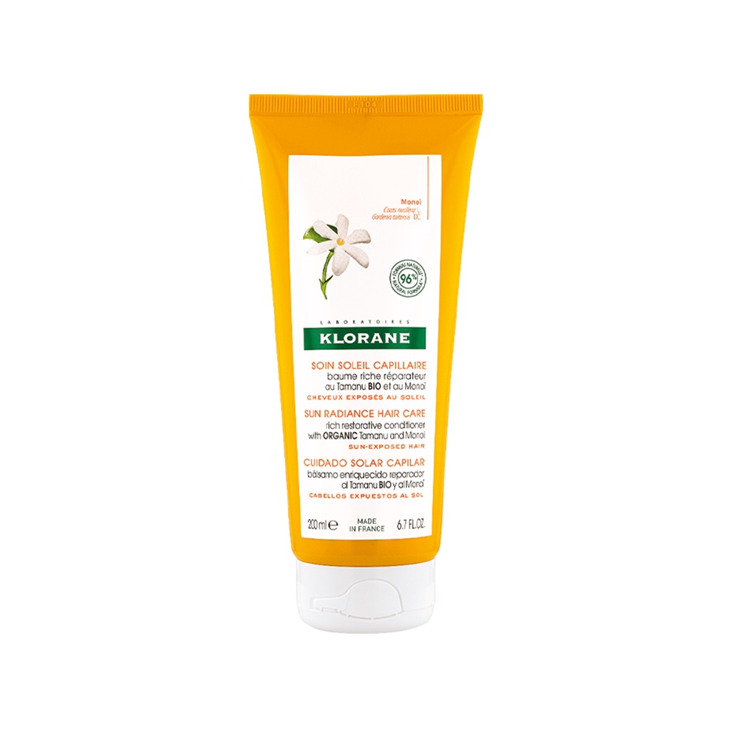 Klorane      Sun Radiance Balsam riparues për flokët e ekspozuar ndaj diellit
