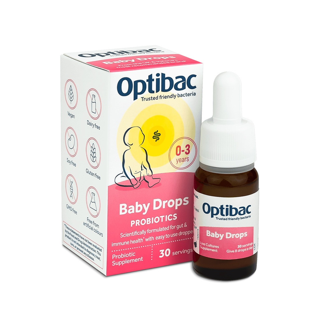 Optibac      Baby Drops (0-3 vjeç)