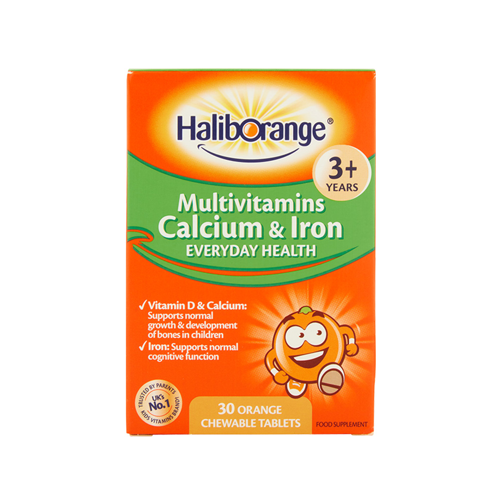 Haliborange      Multivitamins Calcium & Iron (3 vjec+)