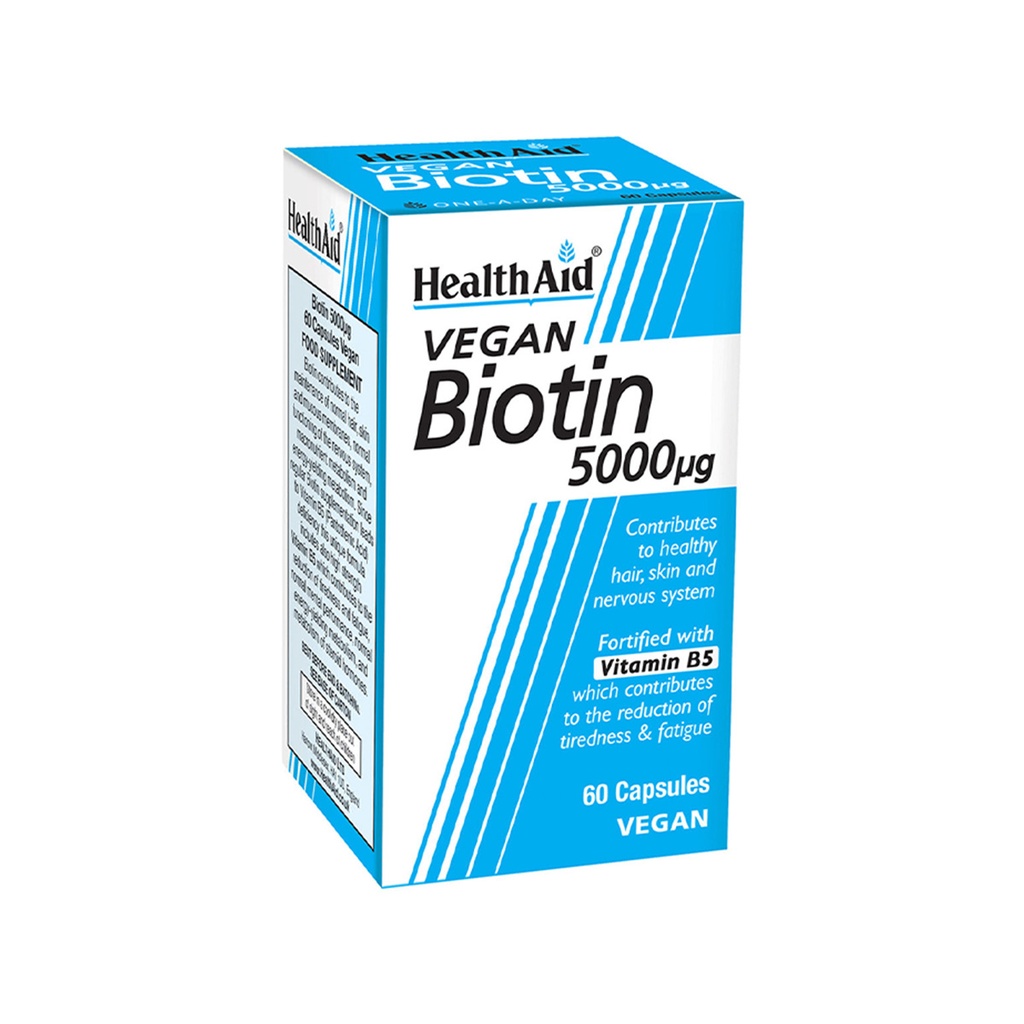 Health Aid      Biotinë 5000µg me Vitaminë B5