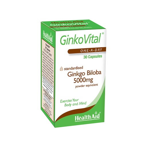 Health Aid      GinkoVital, Ginkgo Biloba 5000mg