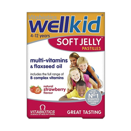 Vitabiotics      Wellkid Softjelly Strawberry flavour