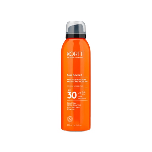 Korff      Sun Secret Body and Hair Spray Oil (SPF 30)