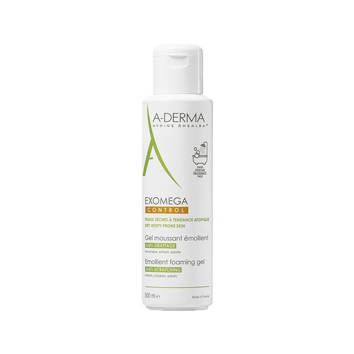 A-Derma      Exomega Control xhel shkumues për lëkura atopike