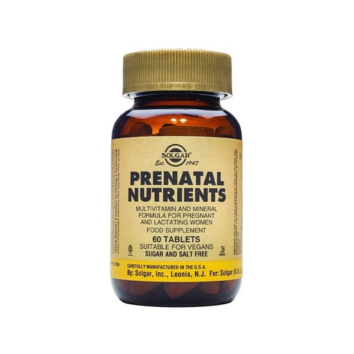 Solgar      Prenatal Nutrients