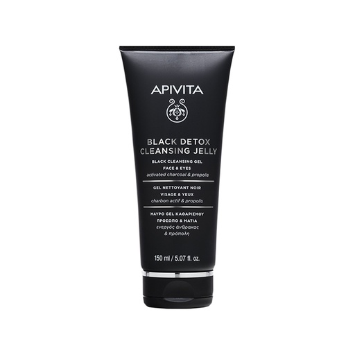 Apivita      Face Cleansing Black Cleansing Gel      Face & Eyes