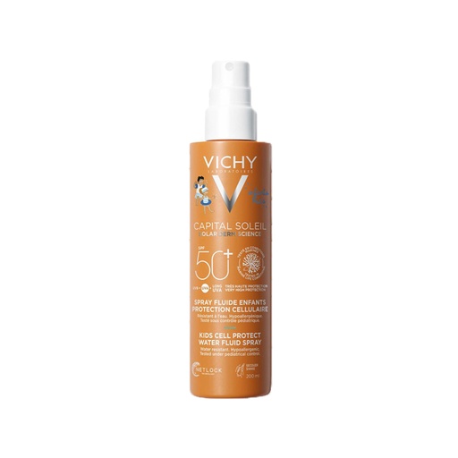 Vichy      Capital Soleil Invisible Fluid Spray për fëmijë (SPF 50+)