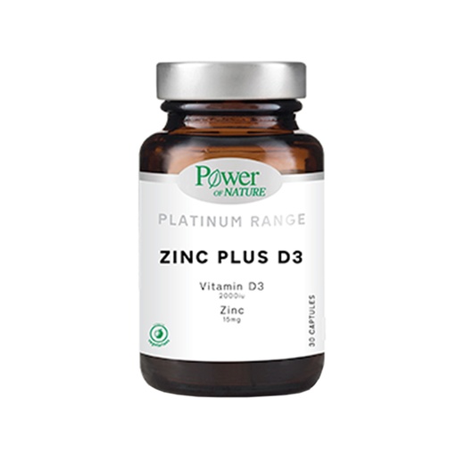 Power of Nature      Zinc Plus D3