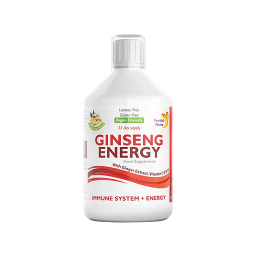 Swedish Nutra      Ginseng Energy