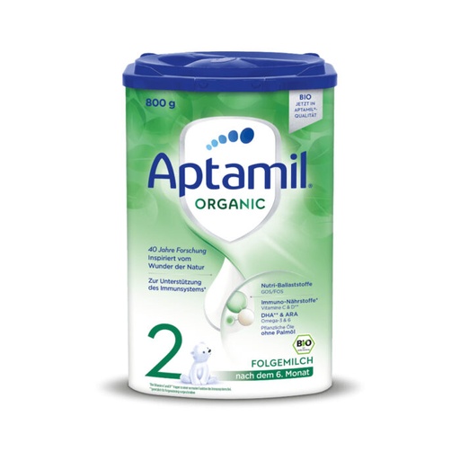 Aptamil      Organic 2 qumësht formulë (6m+)