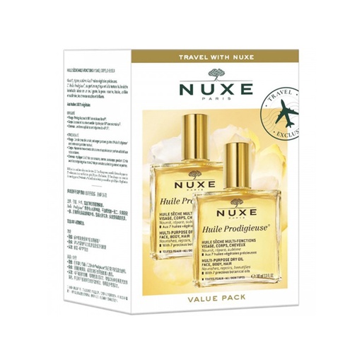 Nuxe      Huile Prodigieuse, vaj i thatë (value pack)