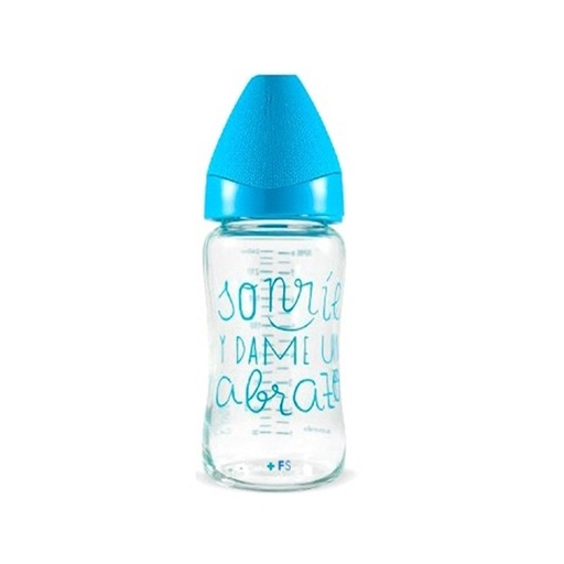 Suavinex      Shishe qelqi me biberon me 3 pozicione (0-6m)