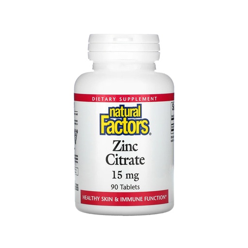 Natural Factors      Zinc Citrate 15mg