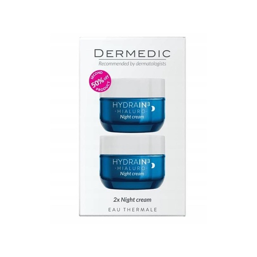 Dermedic      Hydrain3 Night Cream Bi-Pack