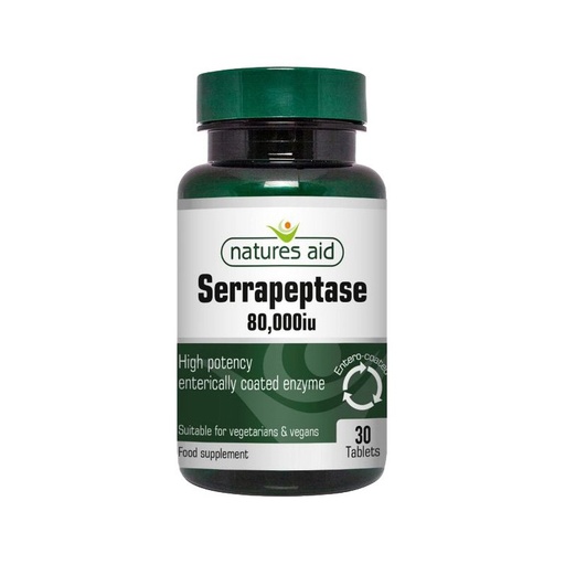 Natures Aid      Serrapeptase 80000UI