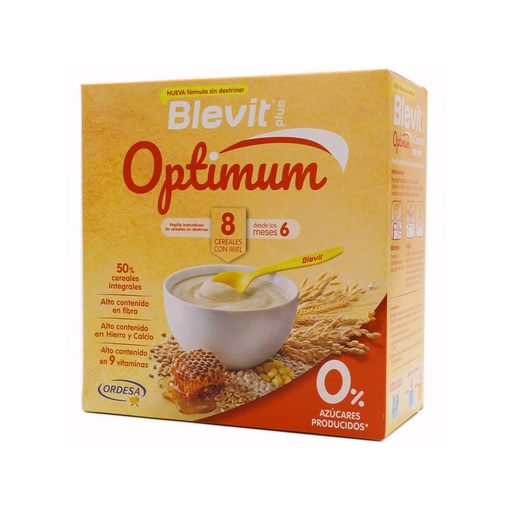 Blevit Plus      Optimum 8 Drithëra me Mjaltë (6m+)