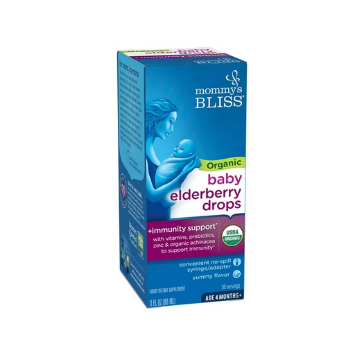 Mommy’s Bliss      Organic Baby Elderberry Drops (4m+)