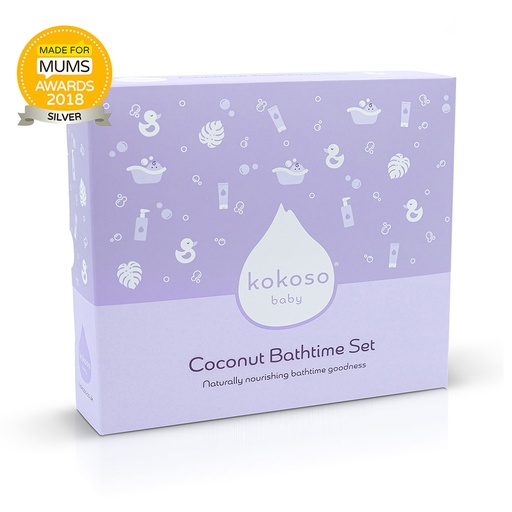 Kokoso      Coconut Bathtime Set