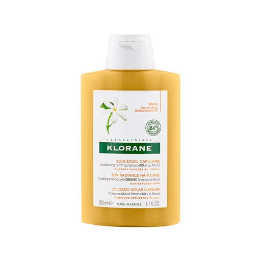 Klorane      Sun Radiance Shampo riparuese për flokët e ekspozuar ndaj diellit