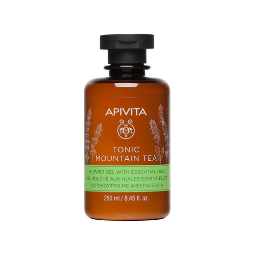 Apivita      Tonic Mountain Tea Shower Gel with Essential Oils