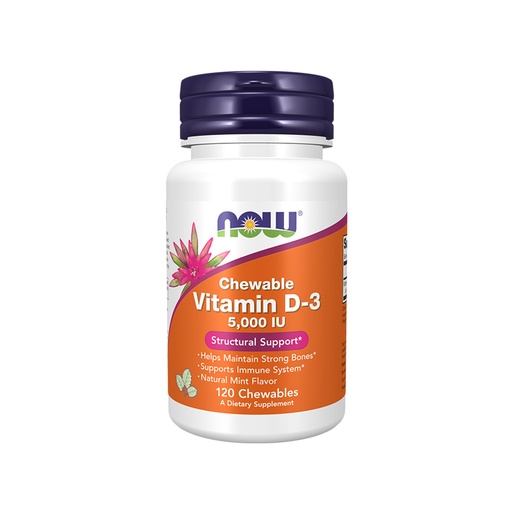 Now      Vitamin D-3 5000 IU Chewables
