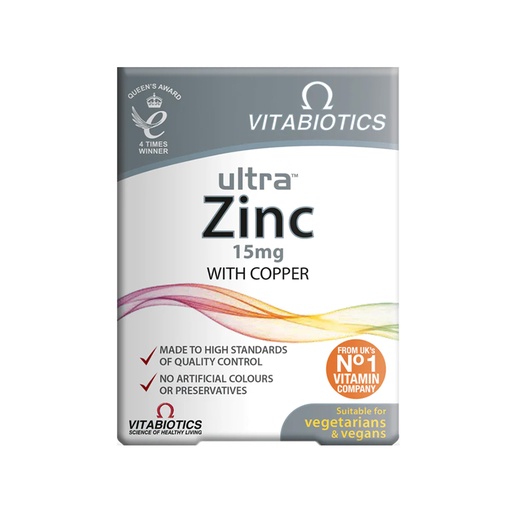 Vitabiotics      Ultra Zinc 15mg