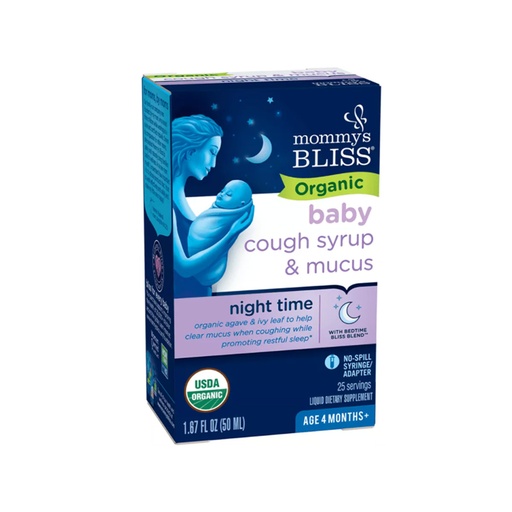 Mommy’s Bliss      Organic Baby Cough Syrup Night Time